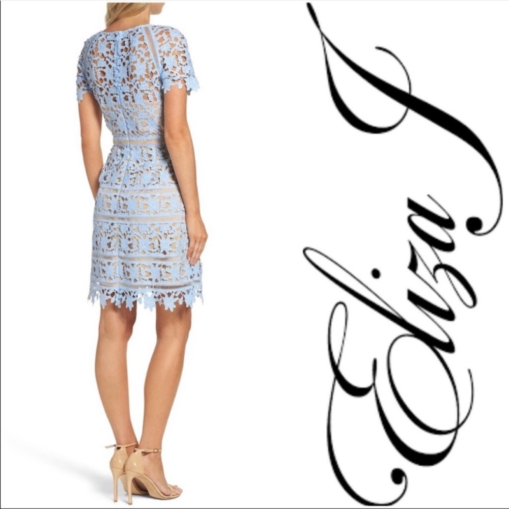 Eliza J Open Lace Dress - Picture 3 of 8